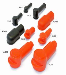 1 x Push on terminal cover suitable for use with a variety of copper tube terminals Internal Cap Diameter 13MM Internal Sleeve Diameter 4mm - 6MM - IEM-AC8R
