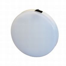 Durite 117 White LED Round White Roof Lamp with Switch - 338lm, 12/24V - 0-668-13