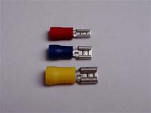 YELLOW 9.5mm Female Push On Terminals 10 per pack